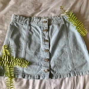 Blue jean skirt